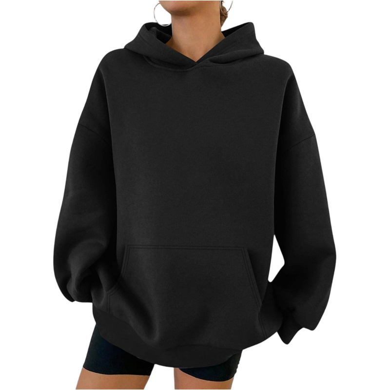 Women'S Fashion Hoodie - เสื้อฮู้ดดี้ลำลองผู้ชายผู้หญิง แขนยาวทรงหลวม แฟชั่นหลากสี รุ่นโอเวอร์ไซส์ สำหรับฤดูใบไม้ผลิและฤดูใบไม้ร่วง ปี