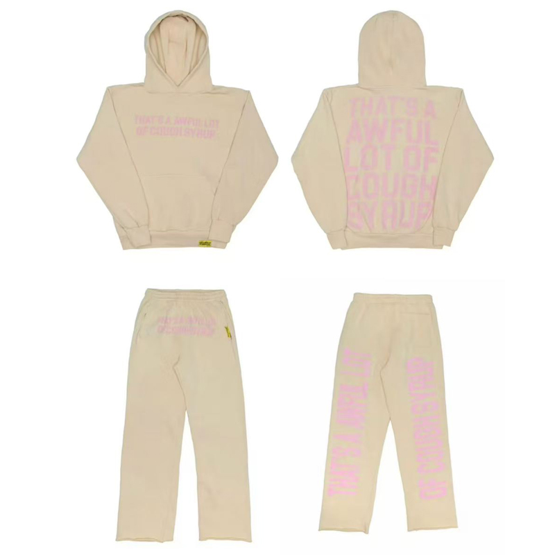 Women'S Fashion Hoodie - 26SS คอลเลคชั่นฤดูใบไม้ร่วง-ฤดูหนาว ชุดฮู้ดดี้หนานุ่มพิมพ์ลาย 