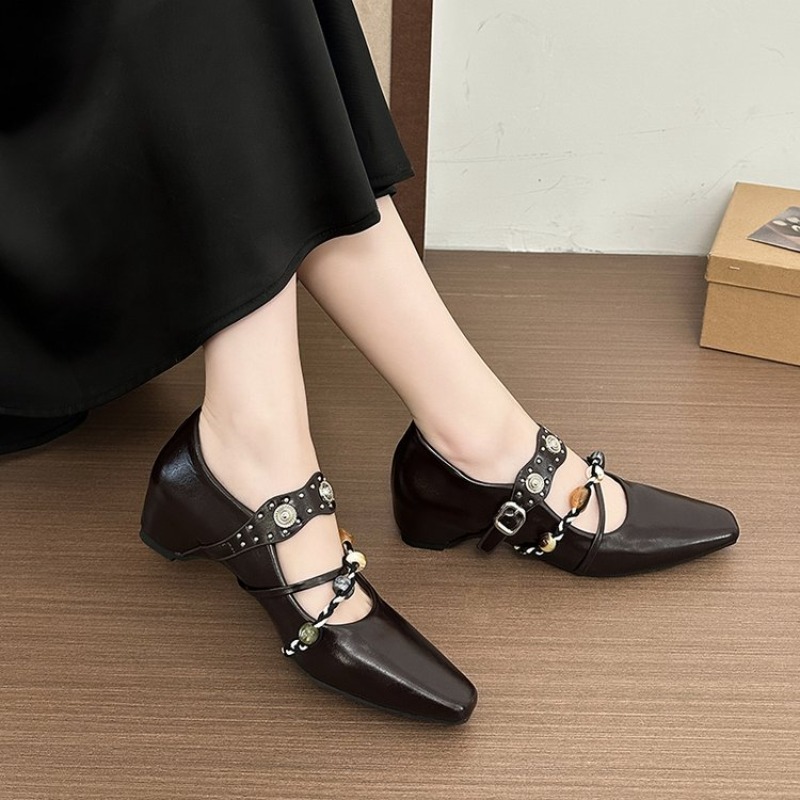 รองเท้าสไตล์เมอร์รี่เจนแบบเรโท - Women'S Fashion Loafers บทวิจารณ์และราคา