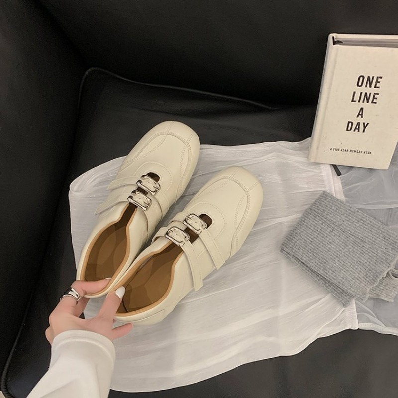รองเท้าแฟชั่นผู้หญิง หัวกลม สา - Women'S Fashion Loafers บทวิจารณ์และราคา