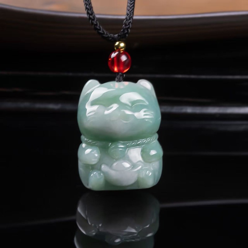 จี้หยกมรกตธรรมชาติรูปแมวนำโชค  - Women'S Fashion Gifts บทวิจารณ์และราคา