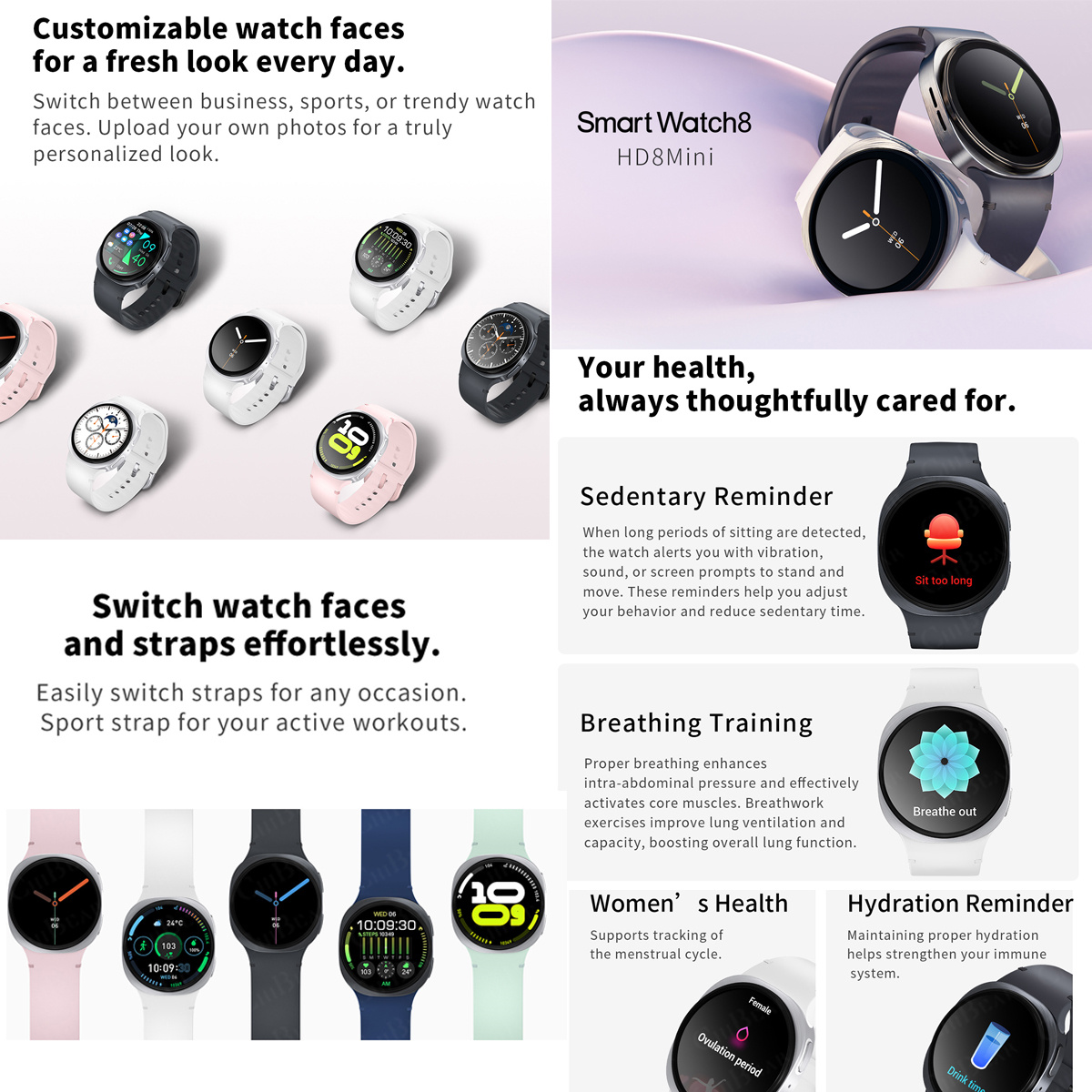 2026 นาฬิกาใหม่ 8 มินิ GPS ติด - Women Fashion Week 2026 บทวิจารณ์และราคา