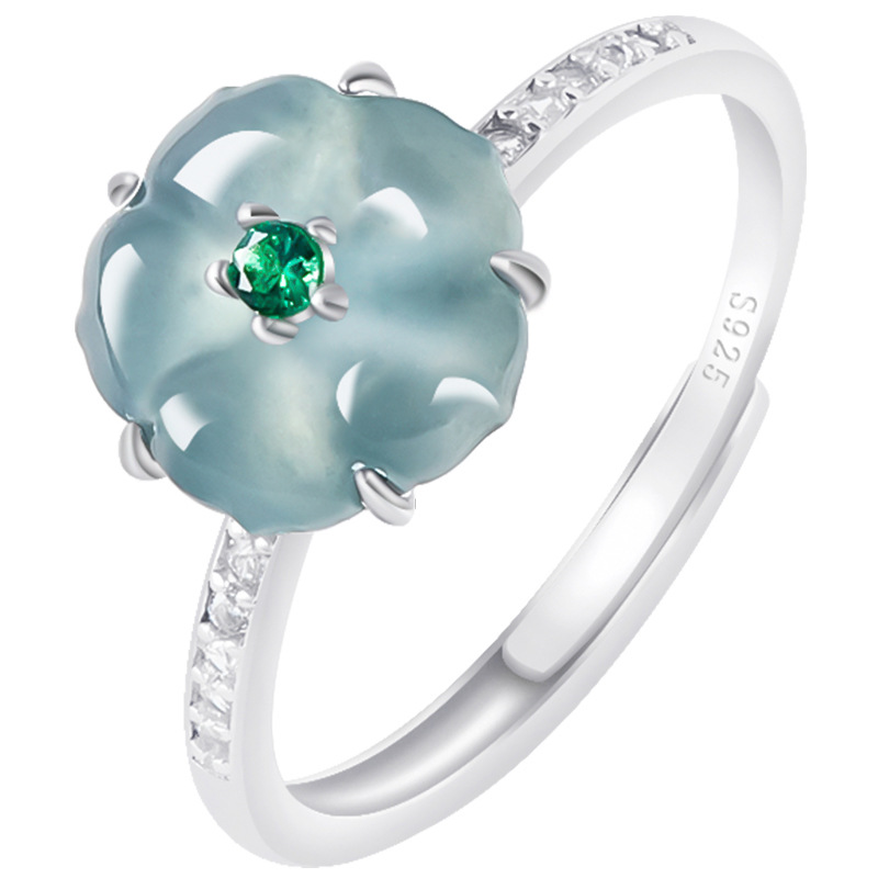 แหวนหยกพม่าสีฟ้า 925 เงินแท้ ห - Women'S Fashion Gifts บทวิจารณ์และราคา