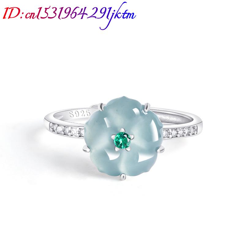 แหวนหยกพม่าสีฟ้า 925 เงินแท้ ห - Women'S Fashion Gifts บทวิจารณ์และราคา