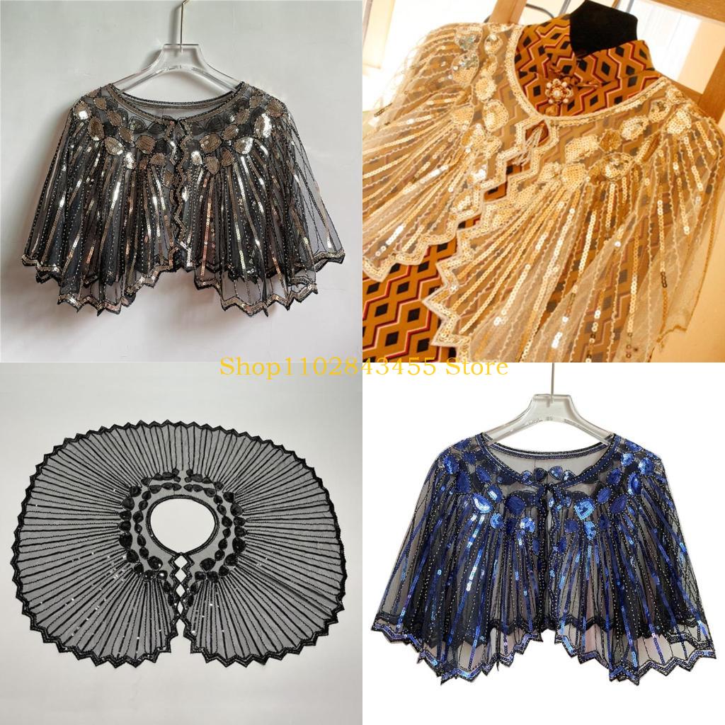 49MC ผ้าคลุมไหล่เลื่อมเลื่อม G - Women'S Fashion Roaring 20S บทวิจารณ์และราคา