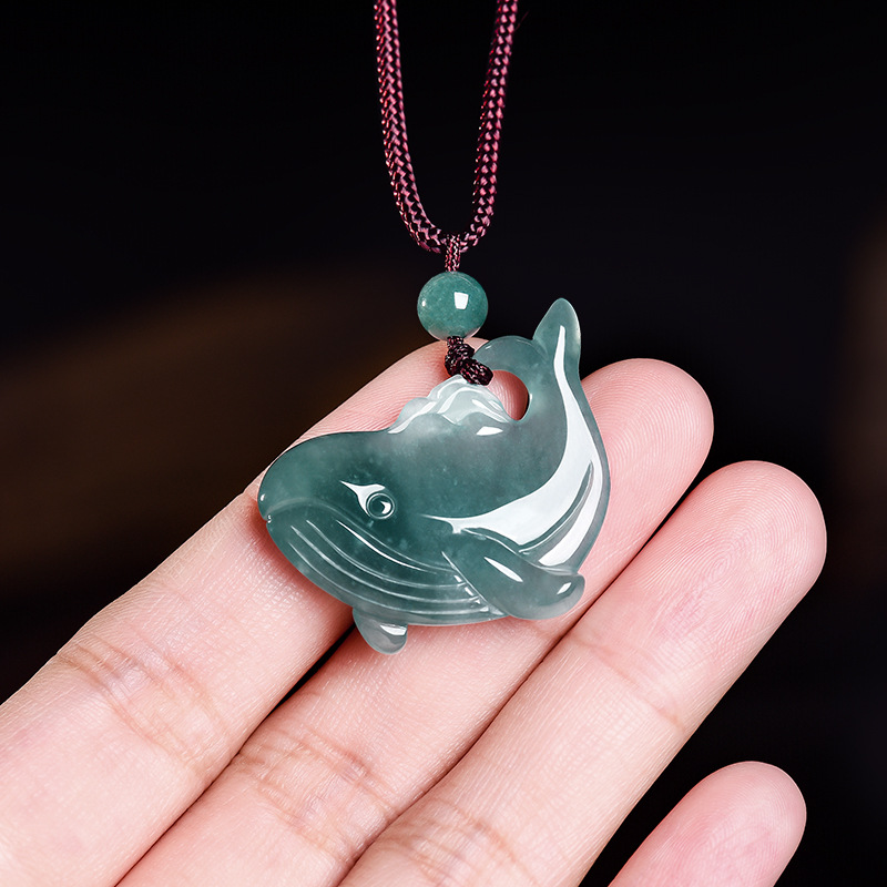 จี้สร้อยคอหยกพม่าแท้รูปปลาวาฬ  - Women'S Fashion Gifts บทวิจารณ์และราคา