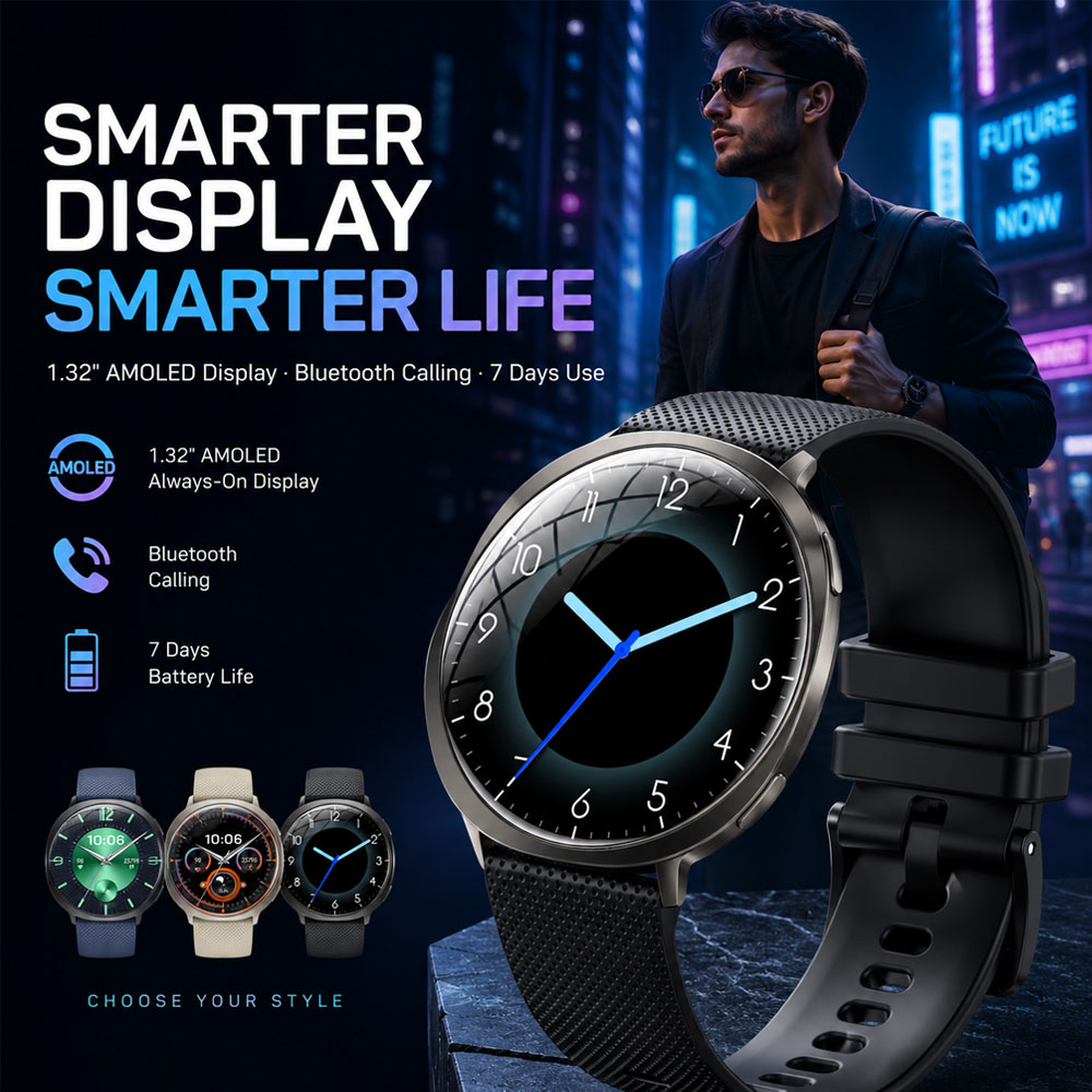 สมาร์ทวอทช์พรีเมียม AMOLED รุ่ - Women Fashion Week 2026 บทวิจารณ์และราคา