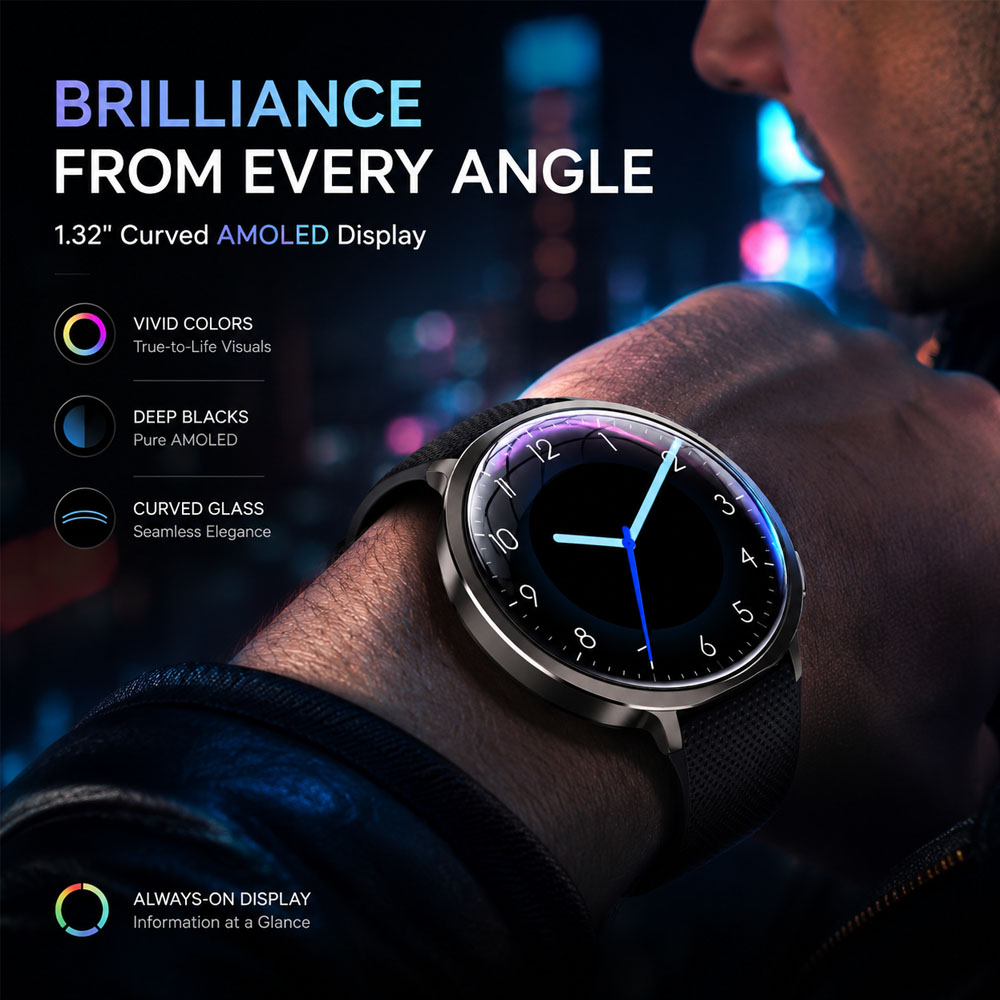 สมาร์ทวอทช์พรีเมียม AMOLED รุ่ - Women Fashion Week 2026 บทวิจารณ์และราคา