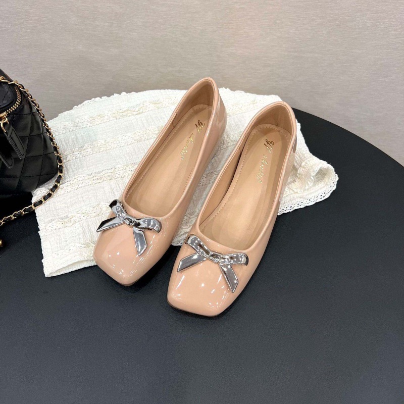 รองเท้าส้นเตี้ยทรงโบว์สไตล์อาร - Women'S Fashion Loafers บทวิจารณ์และราคา