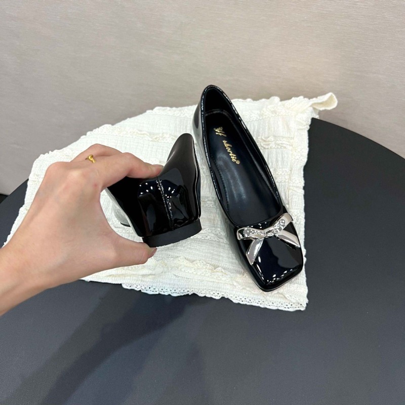 รองเท้าส้นเตี้ยทรงโบว์สไตล์อาร - Women'S Fashion Loafers บทวิจารณ์และราคา