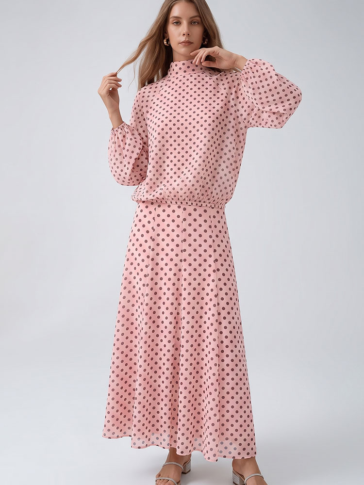 ชุดเซ็ต 2 ชิ้น เสื้อแขนพองลายจ - Puff Sleeve Blouse บทวิจารณ์และราคา