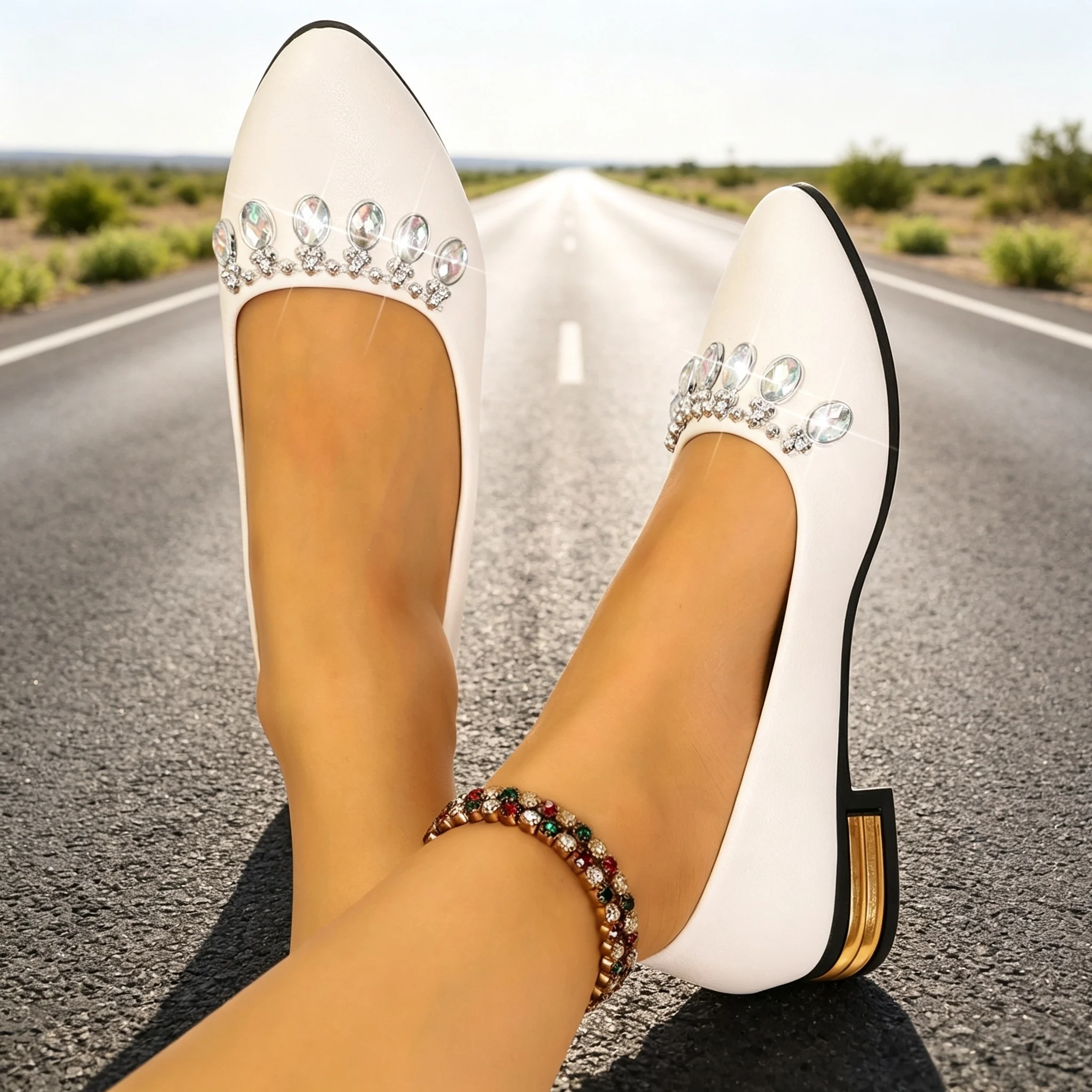 รองเท้าส้นแบนสำหรับผู้หญิง หัว - Women'S Fashion Loafers บทวิจารณ์และราคา