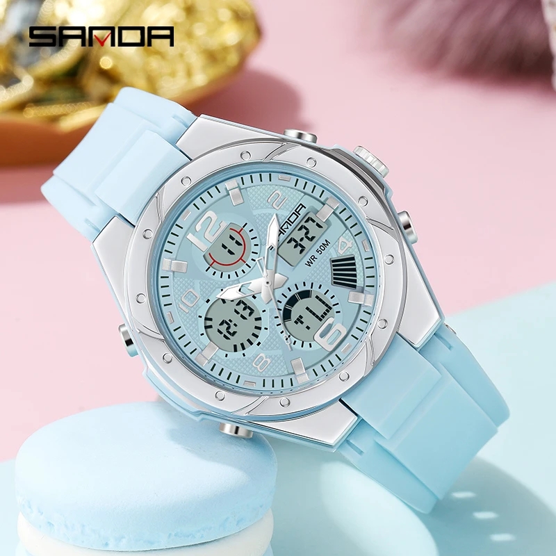 นาฬิกาข้อมือ SANDA สีชมพูสำหรั - Women Fashion Week 2026 บทวิจารณ์และราคา