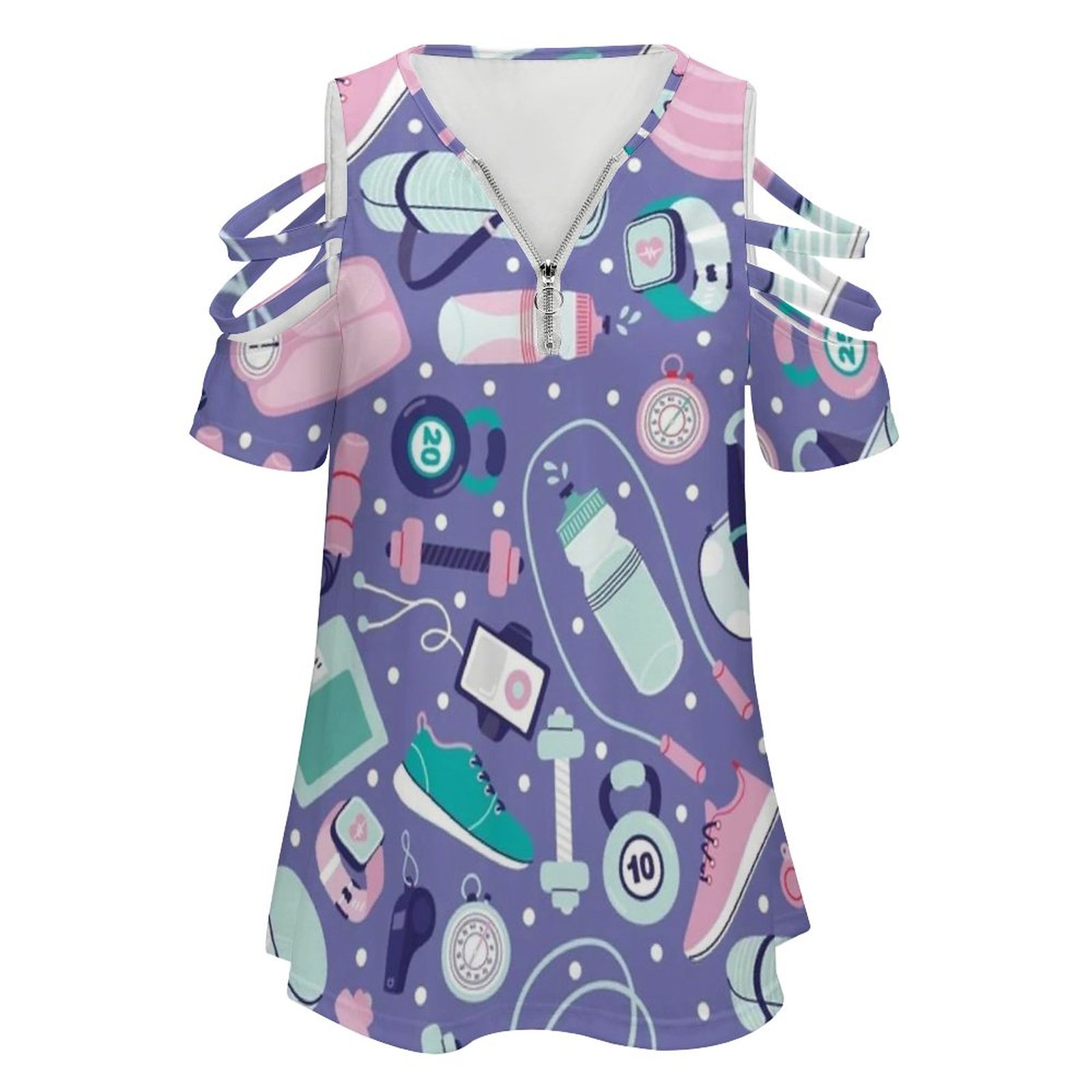Get Fit เสื้อยืดผู้หญิงใหม่แฟช - Women Fashion Vector บทวิจารณ์และราคา