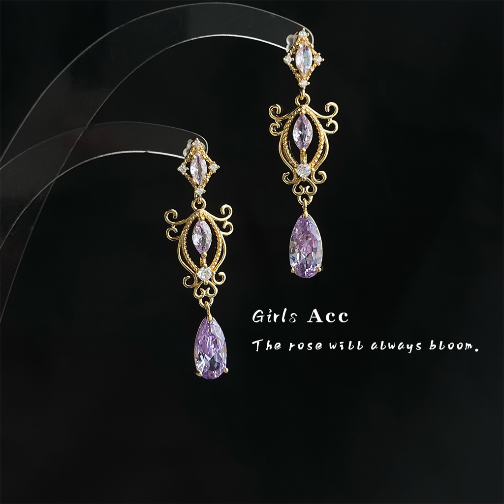 ต่างหูแบบห้อยระย้าทรงหยดน้ำประ - Women'S Fashion Victorian Era บทวิจารณ์และราคา