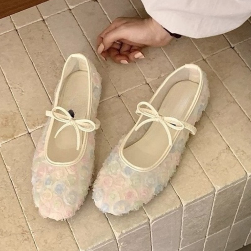 รองเท้าแมรี่เจนตาข่ายลายกุหลาบ - Women'S Fashion Loafers บทวิจารณ์และราคา