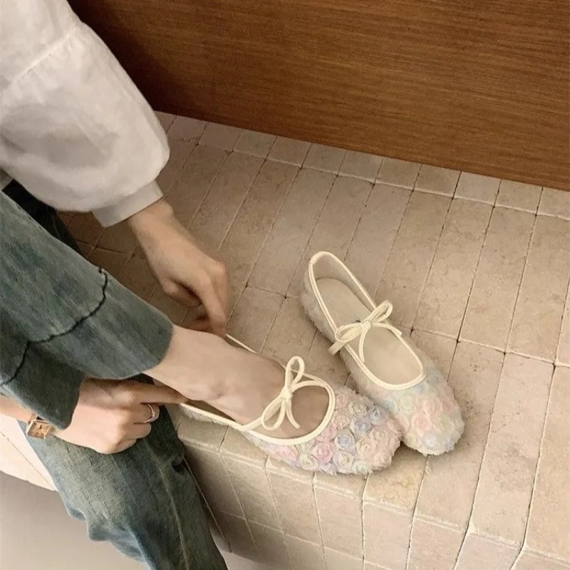 รองเท้าแมรี่เจนตาข่ายลายกุหลาบ - Women'S Fashion Loafers บทวิจารณ์และราคา