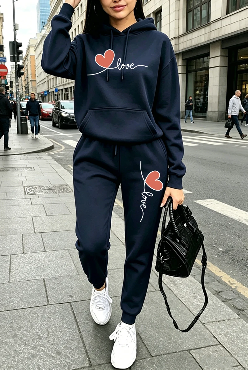ชุดวอร์มผู้หญิงลายพิมพ์ลำลอง แ - Women'S Fashion Hoodie บทวิจารณ์และราคา
