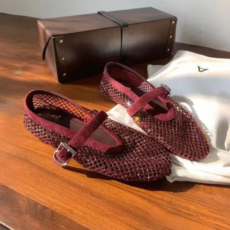 รองเท้าแตะแบบสวมประดับเพชรทรงก - Women'S Fashion Loafers บทวิจารณ์และราคา