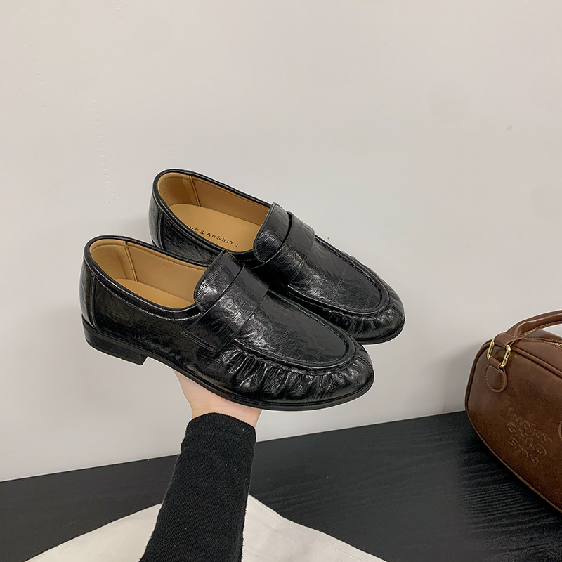 รองเท้าส้นเตี้ยทรงหัวกลมสำหรับ - Women'S Fashion Loafers บทวิจารณ์และราคา