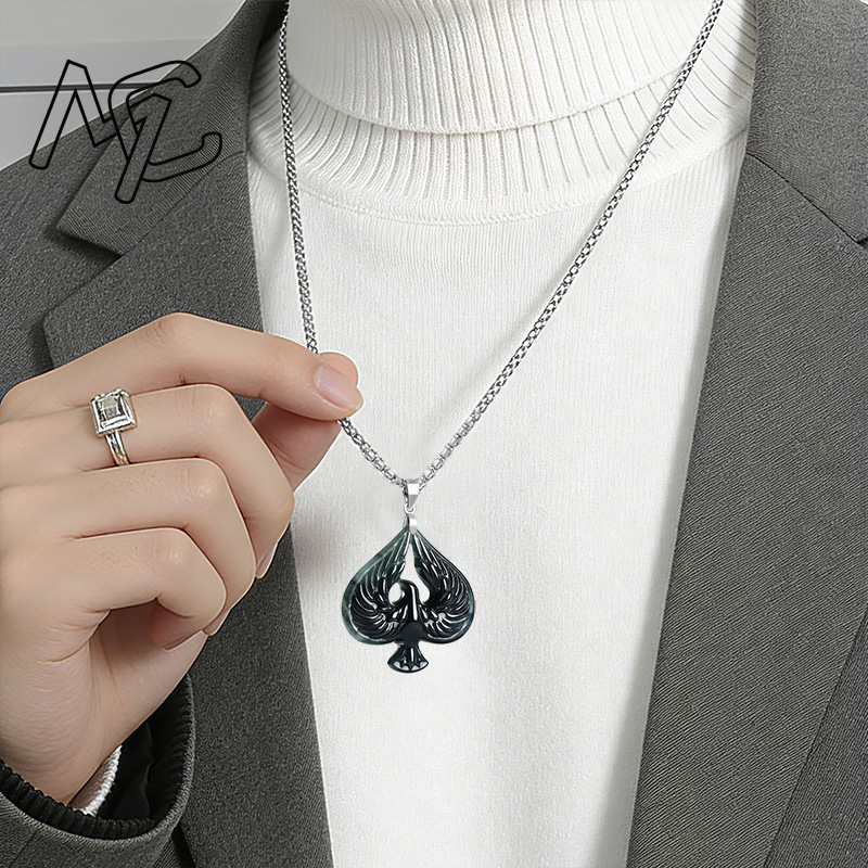 สร้อยคอจี้หยกแท้สีดำลายไก่ ทำจ - Women'S Fashion Gifts บทวิจารณ์และราคา