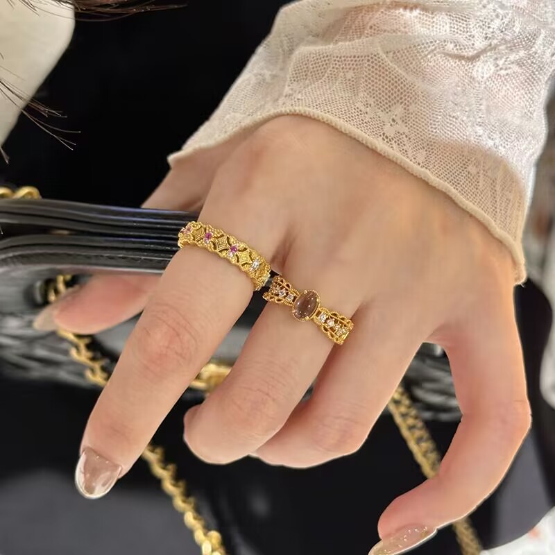 แหวนทอง 14K ชุบทองคำขาว สไตล์ว - Women'S Fashion Victorian Era บทวิจารณ์และราคา