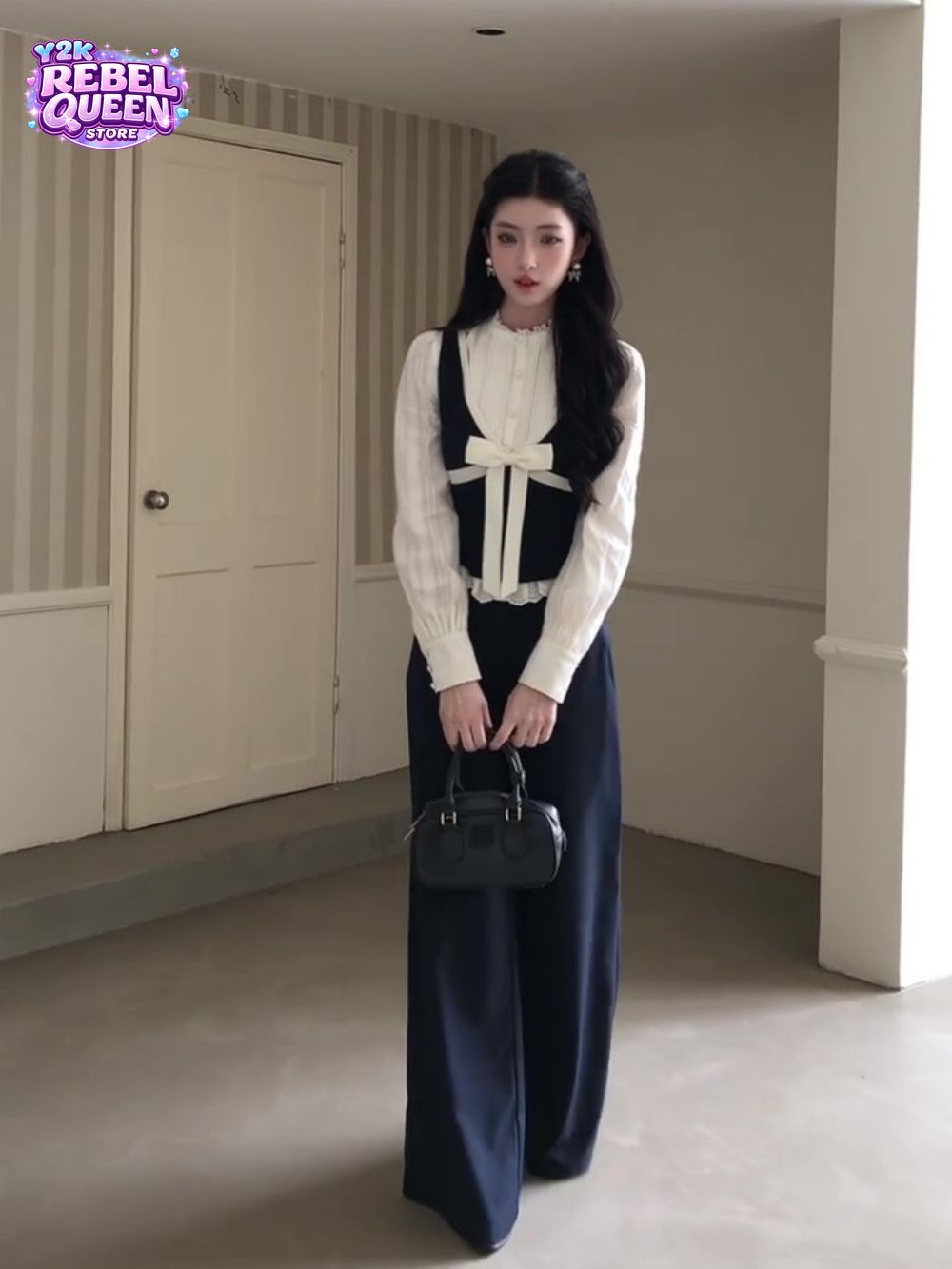 ชุดเซ็ต 3 ชิ้นสไตล์อังกฤษสุดหร - Puff Sleeve Blouse บทวิจารณ์และราคา